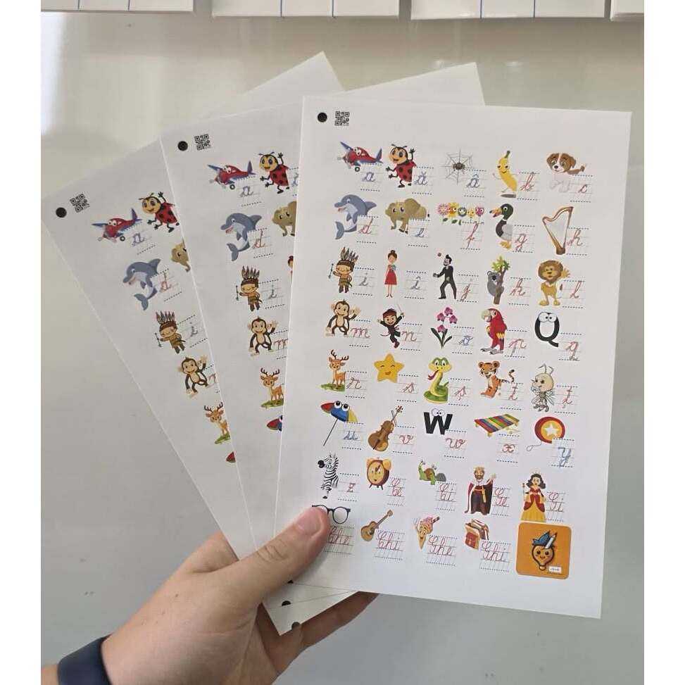 Stiker Litera de mână mică desen Autocolant