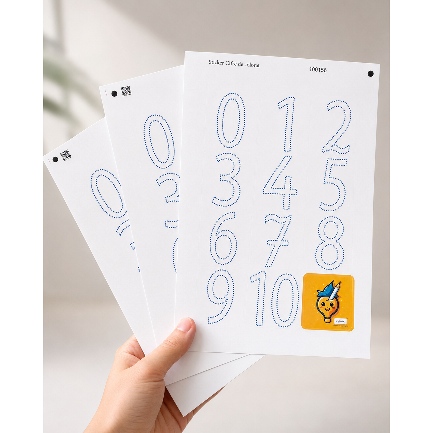 Stiker Cifre CONTURATE 5cm Autocolante