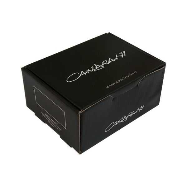 Cutie Neagra din carton ondulat caserat