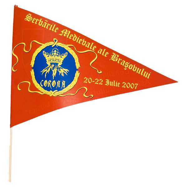 Stegulet de hartie personalizat triunghiular L111330