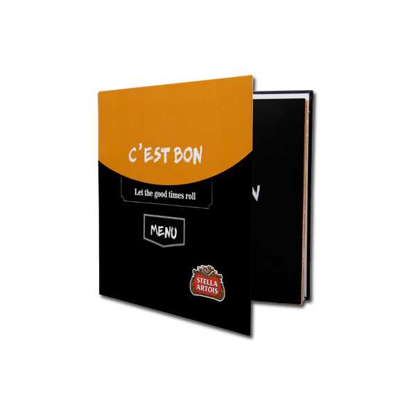 Coperta meniu Restaurant patrat Personalizat