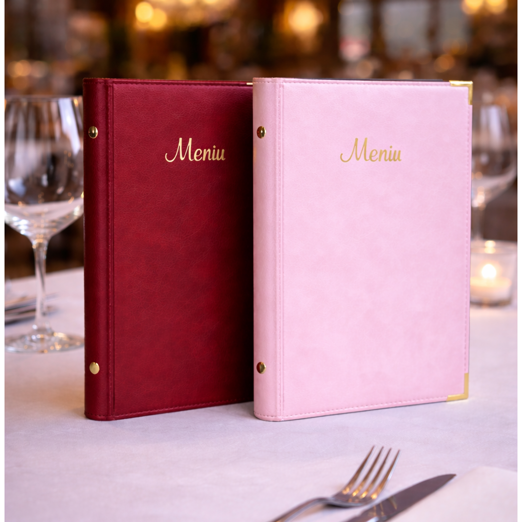 SENATOR Coperți Meniu Nuanțe Roșu