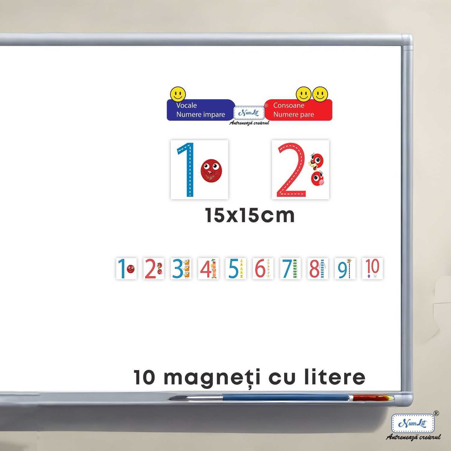 Cifre magnetice 0-9 Grădi 15cm