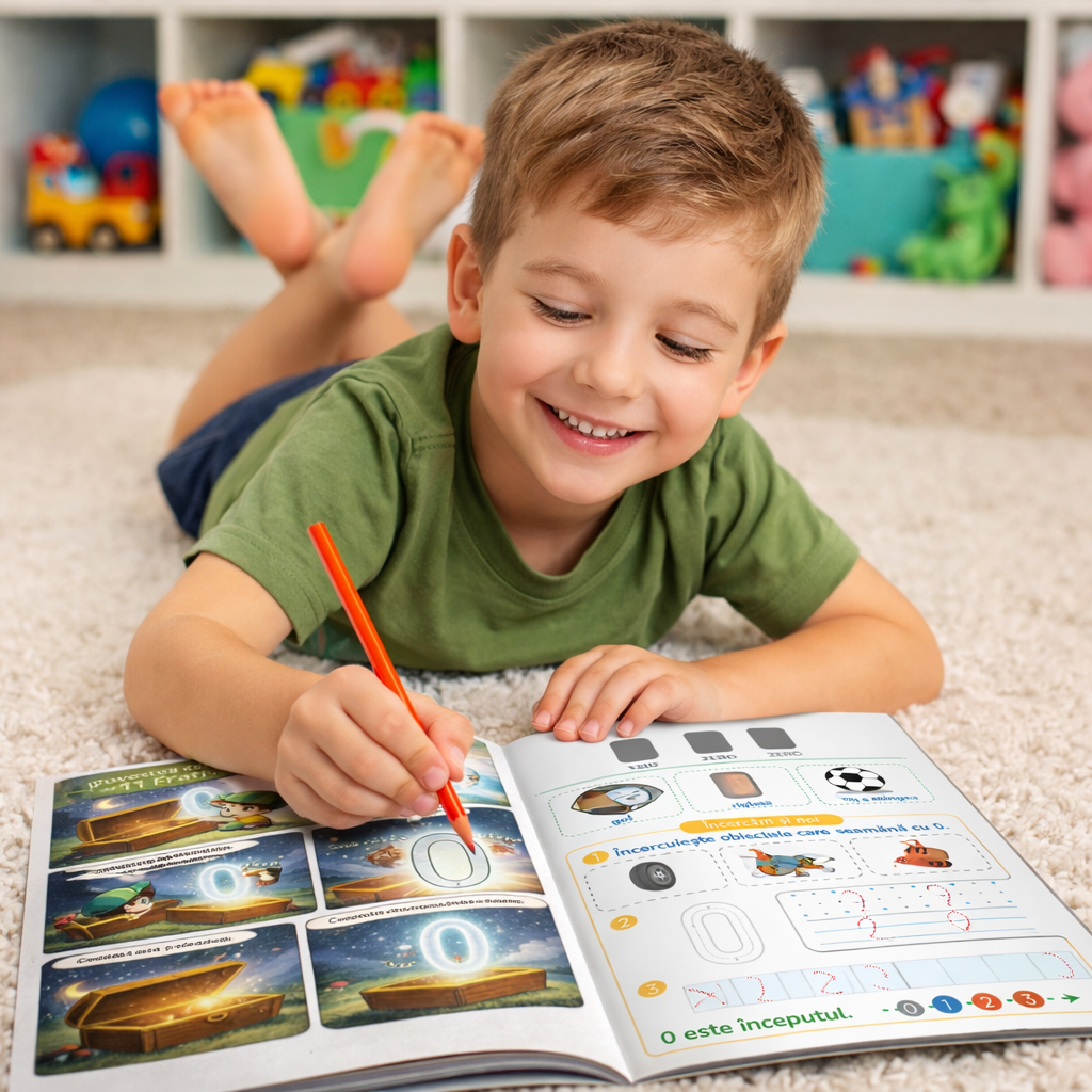 Cei 11 Frați - benzi desenate interactive cu numerele 0-10