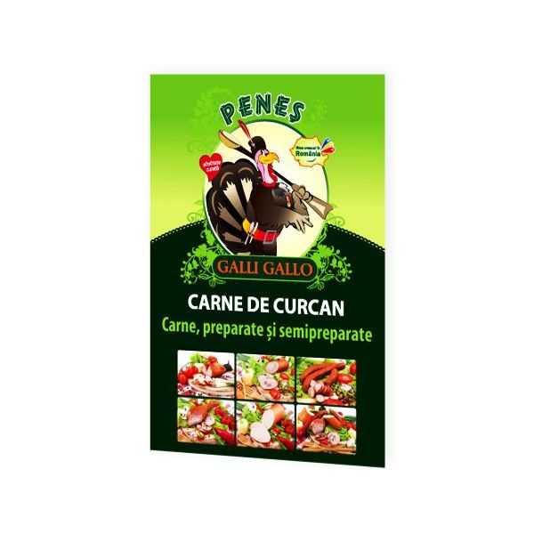 FLYERE cu hanger Pizza - pentru maner usa