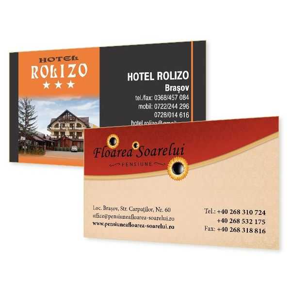 Carti de vizita 2 fete