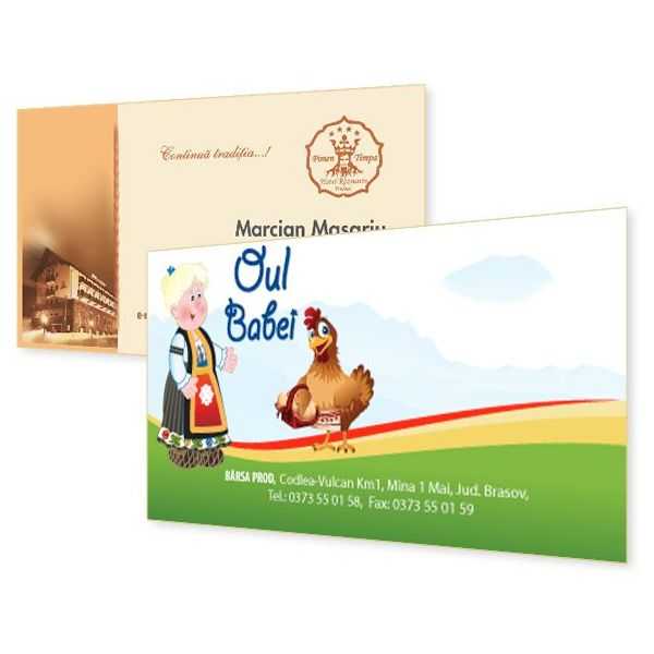 Carti de vizita 1 fata