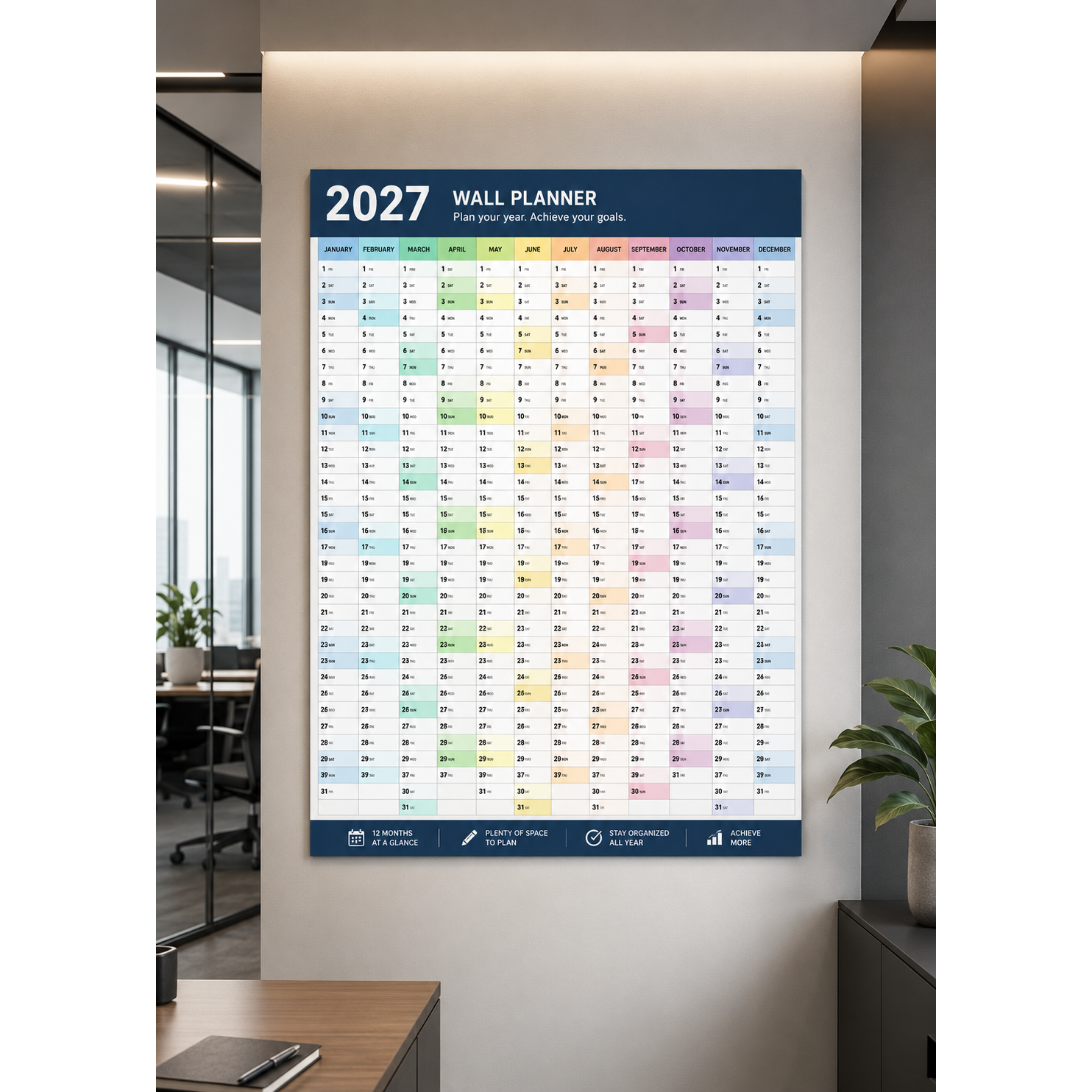 Planner personalizat de perete